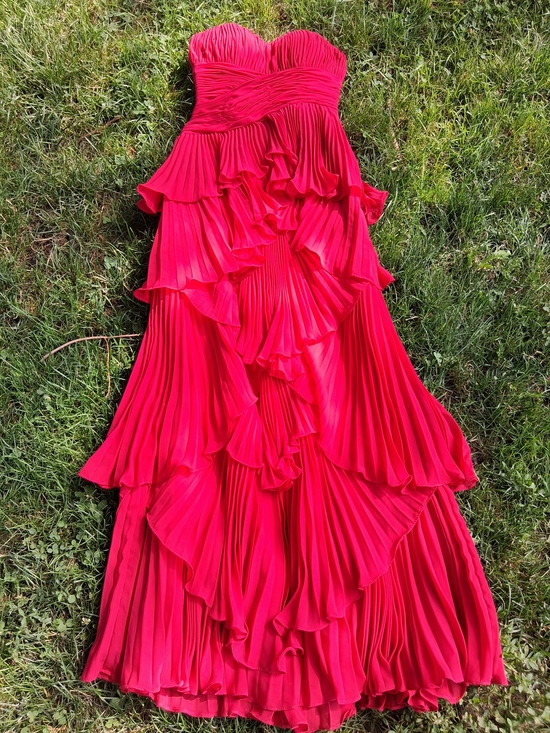 Dalia Macphee Dresses & Skirts - PROM DRESS Dalia Macphee Pleat Chiffon